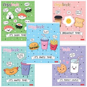 {{photo.Alt || photo.Description || 'Тетрадь А5, 48 л., HATBER, скоба, клетка, обложка картон, &quot;Пришла еда&quot; (микс в спайке), 068336, 48Т5лВ1'}}