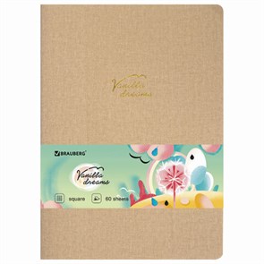 {{photo.Alt || photo.Description || 'Тетрадь 60 л. в клетку обложка кожзам под лён, сшивка, B5 (179х250мм), БЕЖЕВЫЙ, BRAUBERG PASTEL, 403874'}}