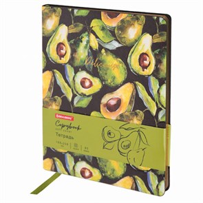 {{photo.Alt || photo.Description || 'Тетрадь А5 (168х208 мм), 80 л., сшивка, клетка, под кожу, бумага 70 г/м2, фольга, BRAUBERG VISTA, &quot;Avocado&quot;, 403919'}}