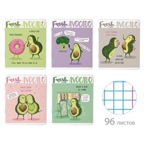 {{photo.Alt || photo.Description || 'Тетрадь А5 96 л. АЛЬТ скоба, клетка, гибридный лак, &quot;Авокадо&quot; (5 видов), 7-96-980'}}