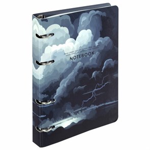 {{photo.Alt || photo.Description || 'Тетрадь на кольцах А5 160х212 мм, 120 листов, картон, матовая ламинация, клетка, BRAUBERG, &quot;Clouds&quot;, 404726'}}