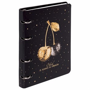 {{photo.Alt || photo.Description || 'Тетрадь на кольцах А5 160х212 мм, 120 листов, картон, фольга, клетка, BRAUBERG, &quot;Black&amp;Gold&quot;, 404735'}}