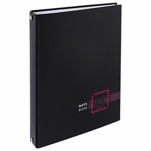 {{photo.Alt || photo.Description || 'Тетрадь на кольцах А5 165х215 мм, 120 листов, твердый картон, клетка, BRAUBERG, &quot;Dark&quot;, 404709'}}