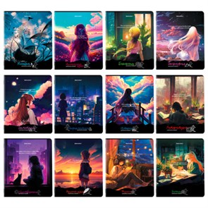 {{photo.Alt || photo.Description || 'Тетради предметные, КОМПЛЕКТ 12 ПРЕДМЕТОВ, 48 л., матовая ламинация, BRAUBERG, &quot;ANIME GIRLS&quot;, 404832'}}