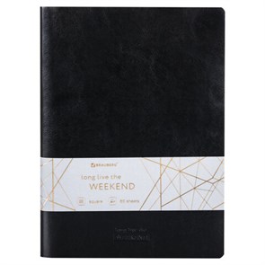 {{photo.Alt || photo.Description || 'Тетрадь 60 л. в клетку обложка гладкий кожзам, сшивка, А4 (210х297мм), ЧЕРНЫЙ, BRAUBERG VIVA, 403907'}}