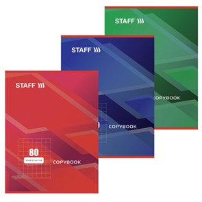 {{photo.Alt || photo.Description || 'Тетрадь А4 80 л. STAFF Basic скоба, клетка, офсет №2 ЭКОНОМ, обложка картон, СТАНДАРТ, 402650'}}