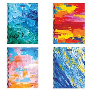 {{photo.Alt || photo.Description || 'Тетрадь А4, 120 л., BRAUBERG гребень, клетка, обложка картон, &quot;Painting&quot;, 404072'}}