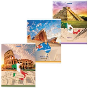 {{photo.Alt || photo.Description || 'Тетрадь А4, 48 л., BRAUBERG, скоба, клетка, обложка картон, TRAVEL, 404039'}}