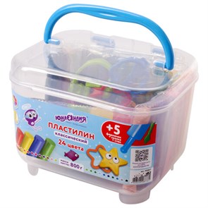 {{photo.Alt || photo.Description || 'Пластилин в боксе ЮНЛАНДИЯ &quot;ПОДВОДНЫЙ МИР&quot;, 24 цвета, 800 г, скалка, стек, 5 формочек, 105867'}}