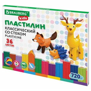 {{photo.Alt || photo.Description || 'Пластилин классический BRAUBERG KIDS, 36 цветов, 720 г, стек, ВЫСШЕЕ КАЧЕСТВО, 106438'}}