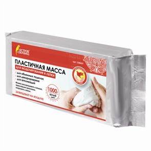 {{photo.Alt || photo.Description || 'Паста (масса) для лепки ОСТРОВ СОКРОВИЩ, самозатвердевающая, 1000 г, натуральный белый, 228657'}}