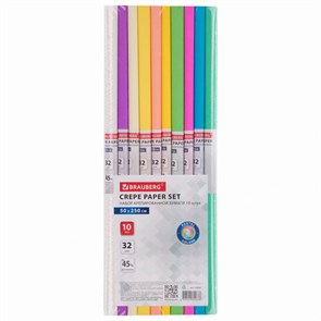 {{photo.Alt || photo.Description || 'Бумага гофрированная/креповая, 32 г/м2, 50х250 см, 10 рулонов, пастель, BRAUBERG, 112557'}}