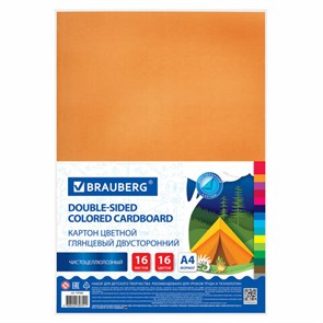 {{photo.Alt || photo.Description || 'Картон цветной А4 2-сторонний МЕЛОВАННЫЙ, 16 листов, 16 цветов, BRAUBERG, 200х290 мм, 115166'}}