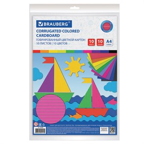 {{photo.Alt || photo.Description || 'Картон цветной А4 ГОФРИРОВАННЫЙ, 10 листов 10 цветов, 180 г/м2, BRAUBERG, 124749'}}