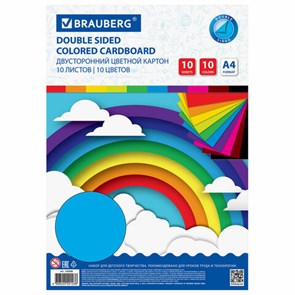 {{photo.Alt || photo.Description || 'Картон цветной А4 ТОНИРОВАННЫЙ В МАССЕ, 10 листов 10 цветов, 180 г/м2, BRAUBERG, 129308'}}