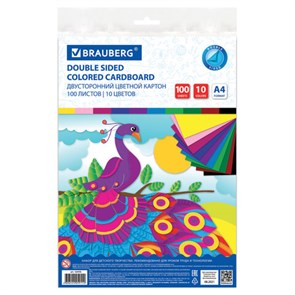 {{photo.Alt || photo.Description || 'Картон цветной А4 ТОНИРОВАННЫЙ В МАССЕ, 100 листов 10 цветов, 220 г/м2, BRAUBERG, 124745'}}