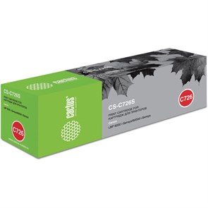 {{photo.Alt || photo.Description || 'Картридж лазерный CACTUS (CS-C726S) для CANON LBP-6200d, ресурс 2100 страниц'}}