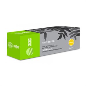 {{photo.Alt || photo.Description || 'Картридж лазерный CACTUS (CS-PH6500BK) для XEROX Phaser 6500/WC6505, черный, ресурс 3000 стр.'}}