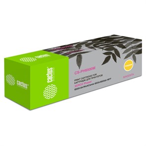 Картридж лазерный CACTUS (CS-PH6500M) для XEROX Phaser 6500/WC6505, пурпурный, ресурс 2500 стр. 362589