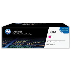 Картридж лазерный HP (CC533A) ColorLaserJet CP2025/CM2320, №304A, пурпурный, оригинальный, ресурс 2800 страниц 360628