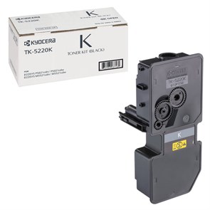 Тонер-картридж KYOCERA (TK-5220K) ECOSYS P5021cdn/cdw/M5521cdn/cdw, черный, ресурс 1200 стр., оригинальный, 1T02R90NL1 320854