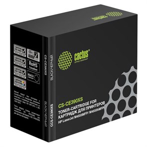Картридж лазерный CACTUS (CS-CE390XS) для HP LaserJet M602n/M603n, ресурс 24000 страниц 362041
