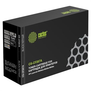 Картридж лазерный CACTUS (CS-CF287A) для HP LaserJet M506dn/M506x/M527dn, ресурс 9000 стр. 362304