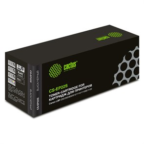 Картридж лазерный CACTUS (CS-EP22S) для CANON LBP-800/810/1120, ресурс 2500 страниц 361995