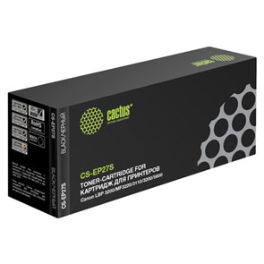 {{photo.Alt || photo.Description || 'Картридж лазерный CACTUS (CS-EP27S) для CANON LBP-3200/MF3228/3240/5730, ресурс 2500 страниц'}}
