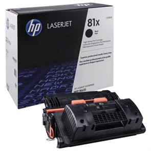 {{photo.Alt || photo.Description || 'Картридж лазерный HP (CF281X) LaserJet M605/M606/M630, №81X, оригинальный, увеличенный ресурс 25000 страниц'}}