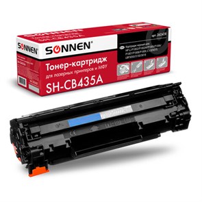 {{photo.Alt || photo.Description || 'Картридж лазерный SONNEN (SH-CB435A) для HP LaserJet P1002/02W/05/06/07/08/09, ВЫСШЕЕ КАЧЕСТВО, ресурс 1500 стр., 362428'}}