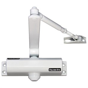 Доводчик FALCON EYE FE-B4W на дверь 65-85 кг, белый, 00-00110295 354280
