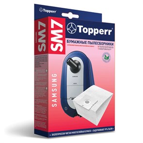 {{photo.Alt || photo.Description || 'Мешок для пылесоса (пылесборник) бумажный TOPPERR SM7, SAMSUNG, КОМПЛЕКТ 5 шт., 1031'}}