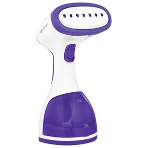 {{photo.Alt || photo.Description || 'Отпариватель ручной KITFORT KT-916-2, 1000 Вт, пар 20 г/мин, резервуар 0,26 л, 1 режим, фиолетовый'}}