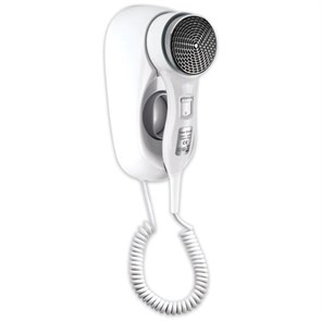 {{photo.Alt || photo.Description || 'Фен для волос настенный KSITEX F-1400 WC, 1400 Вт, пластик/металл, 2 скорости, белый'}}