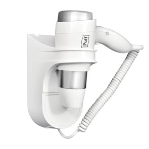 {{photo.Alt || photo.Description || 'Фен для волос настенный PUFF-1600, 1600 Вт, пластик, 2 скорости, белый, 1405.003'}}