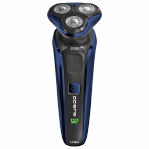 {{photo.Alt || photo.Description || 'Электробритва POLARIS PMR 0309RC PRO 5, 3 головки, аккумулятор, сухое и влажное бритье, синяя, 54835'}}