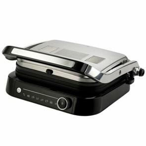 {{photo.Alt || photo.Description || 'Электрогриль GORENJE GCG2100S, 2100 Вт, съемные панели, регулировка температуры, серебро/черный'}}