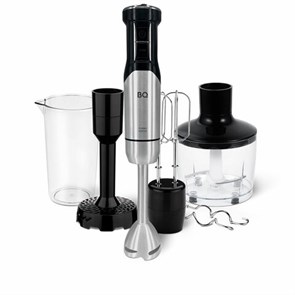 {{photo.Alt || photo.Description || 'Блендер погружной BQ (БИ-КЬЮ) HB421PS, 1400 Вт, 12 скоростей, 5 насадок, стакан, черный, 86199287'}}