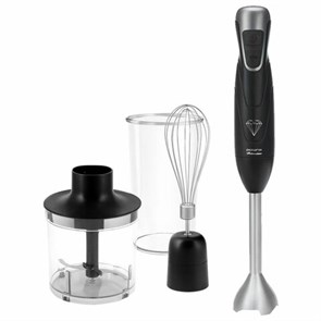 {{photo.Alt || photo.Description || 'Блендер погружной POLARIS PHB 0848 Brilliant Collection, 800 Вт, 2 режима, 3 насадки, стакан, черный'}}