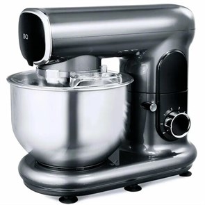 {{photo.Alt || photo.Description || 'Миксер планетарный BQ (БИ-КЬЮ) MX822, 1600 Вт, 6 скоростей, 3 насадки, металлическая чаша 5 л, серебро, 86192600'}}