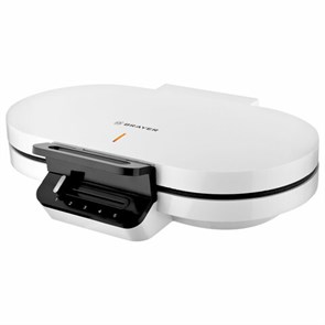 {{photo.Alt || photo.Description || 'Электровафельница для вафель-сердечек BRAYER BR2302, 1200 Вт, 10 вафель, терморегулировка, белая'}}