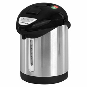 {{photo.Alt || photo.Description || 'Термопот SONNEN TP-28, 3 л, 900 Вт, 1 температурный режим, ручной насос, сталь, черный/серебро, 456712'}}