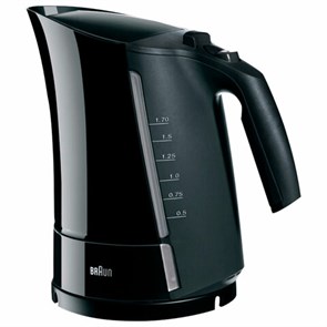 {{photo.Alt || photo.Description || 'Чайник BRAUN WK-300, 1,7 л, 2200 Вт, закрытый нагревательный элемент, пластик, черный'}}
