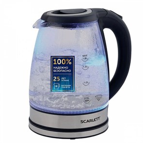 {{photo.Alt || photo.Description || 'Чайник SCARLETT SC-EK27G88, 1,8 л, 1800 Вт, закрытый нагревательный элемент, стекло, черный'}}