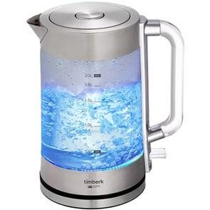 {{photo.Alt || photo.Description || 'Чайник TIMBERK T-EK27G04, 2 л, 2200 Вт, закрытый нагревательный элемент, стекло, стальной'}}