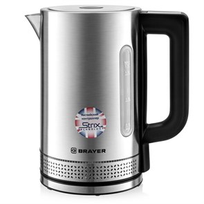 {{photo.Alt || photo.Description || 'Чайник с терморегулятором BRAYER BR1060, 1,7 л, 2200 Вт, закрытый нагревательный элемент, сталь'}}