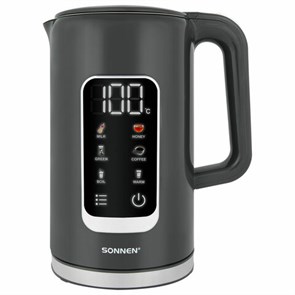 {{photo.Alt || photo.Description || 'Чайник с терморегулятором и дисплеем, ДВОЙНЫЕ СТЕНКИ, SONNEN KT-8723G, 1,7 л, 2200 Вт, серый, 454690'}}