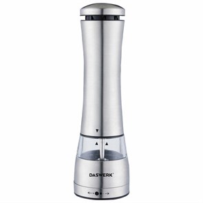 {{photo.Alt || photo.Description || 'Мельница для соли и специй электрическая с подсветкой, 4 уровня помола, PM-3, DASWERK, 456621'}}