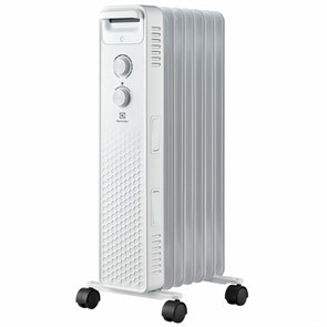 Обогреватель масляный ELECTROLUX EOH/BE-07ZW, 1500 Вт, 7 секций, белый, НС-1639043 457456